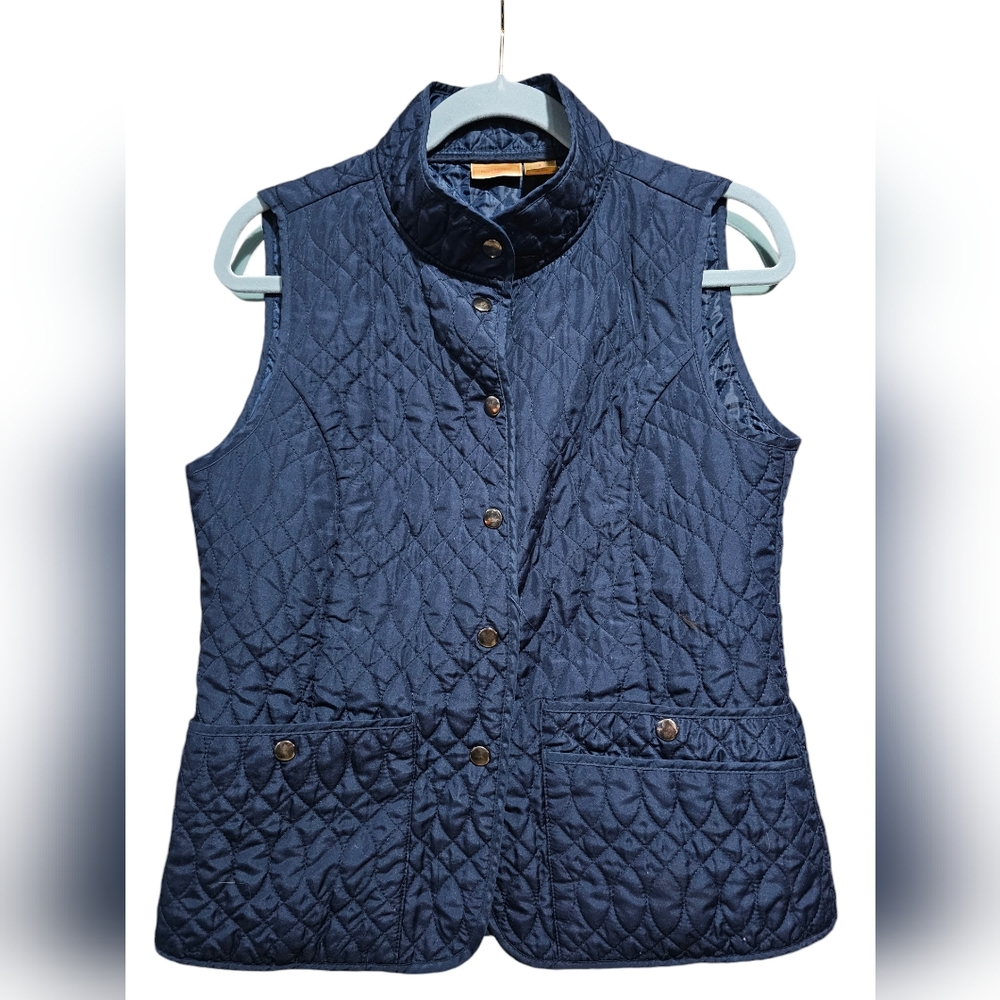 NorthCrest Classic Dark Navy Blue Vest. Size Small.